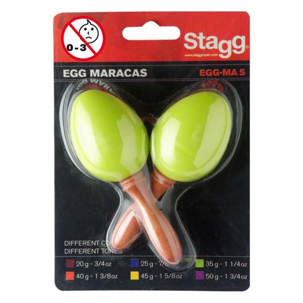 Stagg maracas groen sambabal voor kinderen