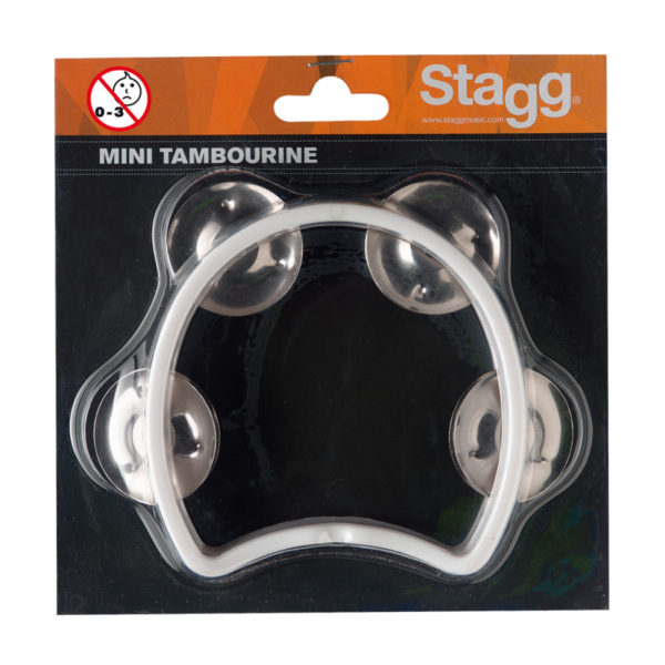 Stagg mini tamboerijn wit