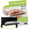 Mondharmonica set met boek + CD